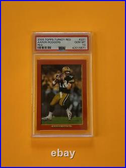 2005 Aaron Rodgers Rookie Red Version Topps Turkey Red PSA 10 GEM MINT