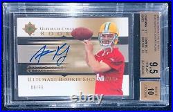 2005 Aaron Rodgers Ultimate Collection RC Auto /99 BGS 9.5/10 Packers Rookie