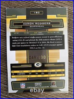 2005 Absolute Memorabilia AARON RODGERS Rookie Auto Spectrum Gold /100 Packers