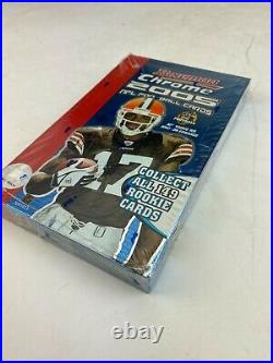 2005 BOWMAN CHROME Factory Sealed Football Hobby Box, Possible Aaron Rodgers RC