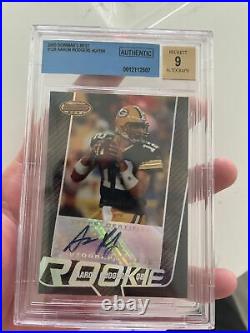 2005 Bowmans Best Aaron Rodgers Rookie Auto /199 BGS