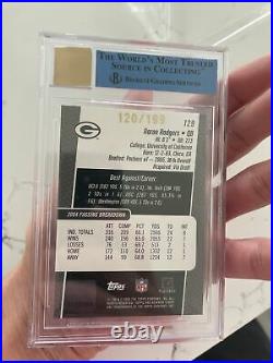 2005 Bowmans Best Aaron Rodgers Rookie Auto /199 BGS