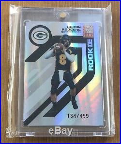 2005 Donruss Elite Aaron Rodgers Rookie /499 RC Green Bay Packers 134/499