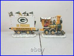 2005 Green Bay Packers Holiday Halftime Rail Train Set Danbury Mint Football NFL