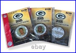 2005 Green Bay Packers Official Medallion Collection (Lot of 50) Various Players