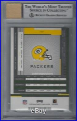 2005 Playoff Contenders Aaron Rodgers ROOKIE RC AUTO #101 BGS 9 /10 AUTO