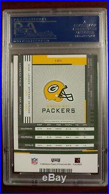 2005 Playoff Contenders Aaron Rodgers ROOKIE RC AUTO #101 PSA 10 GEM MINT