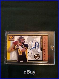 2005 Press Pass Aaron Rodgers Rc Auto On Card Autograph # 056/200 Packers