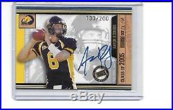 2005 Press Pass Aaron Rodgers Rc Auto On Card Autograph # 133/200 Packers