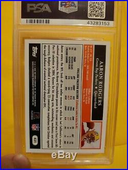 2005 Topps #431 Aaron Rodgers Green Bay Packers RC Rookie PSA 10 GEM MINT