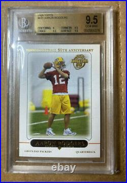 2005 Topps Aaron Rodgers #431 RC Rookie Card BGS 9.5 GEM MINT
