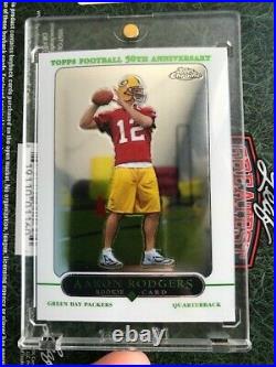 2005 Topps Chrome #190 Aaron Rodgers Green Bay Packers RC Rookie