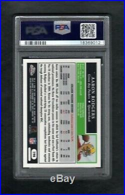 2005 Topps Chrome #190 Aaron Rodgers Rc Packers Psa 10 Gem Mint