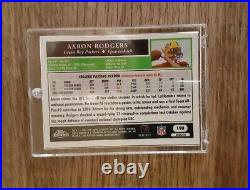 2005 Topps Chrome #190 Refractor Aaron Rodgers Green Bay Packers Rookie
