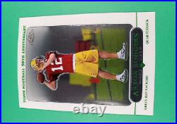 2005 Topps Chrome Aaron Rodgers #190 Rookie Sp Rc High Grade Sharp Well Centered