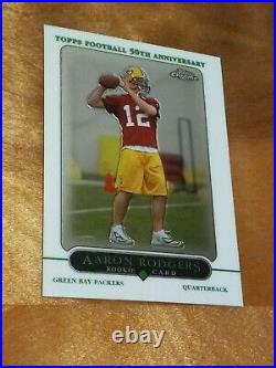 2005 Topps Chrome Aaron Rodgers Green Bay Packers #190 Football Card