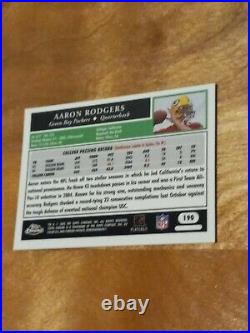 2005 Topps Chrome Aaron Rodgers Green Bay Packers #190 Football Card