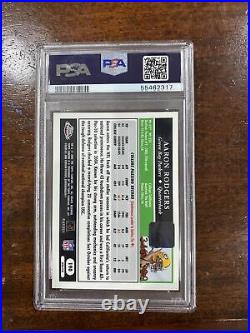 2005 Topps Chrome Aaron Rodgers RC Gold Xfractor Auto PSA 9