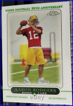 2005 Topps Chrome Aaron Rodgers RC Green Bay Packers #190