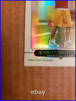 2005 Topps Chrome Aaron Rodgers Refractor Rookie #190 MVP Green Bay Packers
