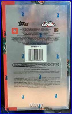 2005 Topps Chrome Football Factory Sealed Hobby Box 24 packs Aaron Rodgers RC