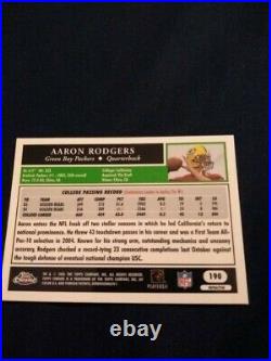 2005 Topps Chrome Refractor Aaron Rodgers Green Bay Packers #190 Highly Gradable