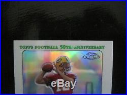 2005 Topps Chrome Refractor Packers Aaron Rodgers #190 RC Centered High Grade