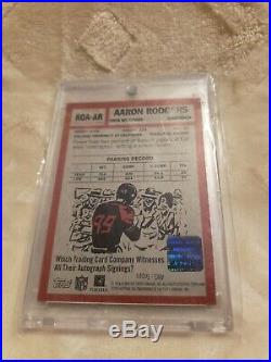 2005 Topps Heritage Aaron Rodgers Rookie Auto Certified Autograph Issue-Packers