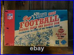 2005 Topps Heritage Football Hobby Box Factory Sealed Aaron Rodgers Rookie