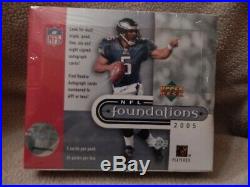 2005 Upper Deck Foundations NFL Football Factory Sealed Hobby Box