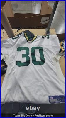 2006 Reebok NFL Authentic Jersey Green Bay Packers Ahman Green Sz 48 Vin G2U