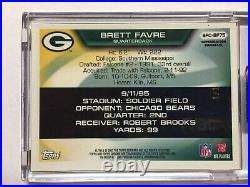 2007 Topps Chrome Uncirculated Superfractor Flight to 420 BFC-BF75 Favre #1/1