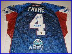 2008 PACKERS Brett Favre signed Pro Bowl jersey with 9X Pr Bowl COA AUTO Autograph