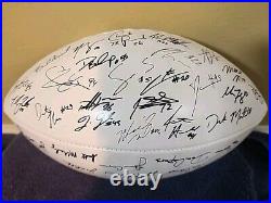 2010 Green Bay Packers Facsimile Signed Team Ball Super Bowl 45 Aaron Rodgers