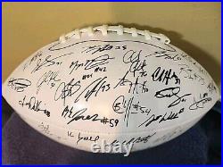 2010 Green Bay Packers Facsimile Signed Team Ball Super Bowl 45 Aaron Rodgers