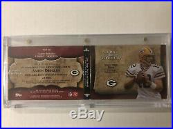 2011 Five Star Aaron Rodgers 3 Patch Auto Booklet /35 Packers