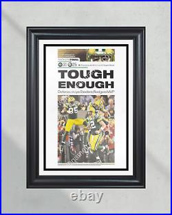 2011 Green Bay Packers Super Bowl Framed Newspaper Front Page Print Super Bowl X