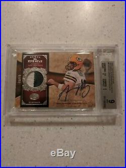2011 Topps Five Star Aaron Rodgers Patch Auto BGS 9 Packers