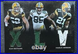 2012 Panini Playbook Super Bowl XLV Green Bay Packers Game Worn Jersey