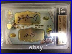 2012 Topps Supreme Brett Favre Aaron Rodgers Dual Auto SSP /25 PACKERS BGS 9.5