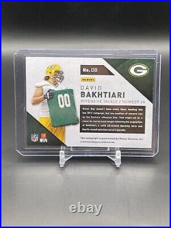 2013 Panini David Bakhtiari RC Auto NFL Player Of The Day Rookie Card #DB A31