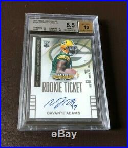 2014 Contenders DAVANTE ADAMS Rookie Ticket Auto! BGS 8.5 WITH 10 AUTO! PACKERS