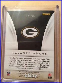 2014 Devante Adams Immaculate Jersey Tag Rookie #2/5 Packers