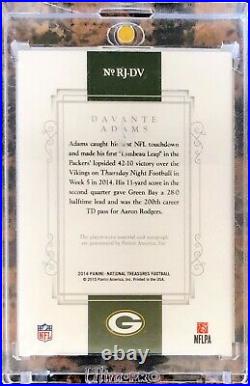 2014 Panini National Treasures Rookie Jumbo Signature Davante Adams #05/99