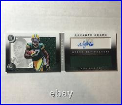 2014 Playbook Davante Adams Rookie Patch Auto Booklet /299 Packers