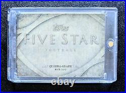 2014 Topps Five Star Marshawn Lynch Jamaal Charles LeSean McCoy Auto Booklet /10