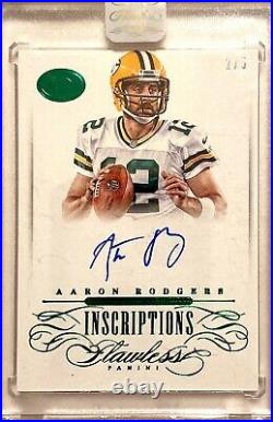 2015 Flawless Aaron Rodgers Inscripitions Autograph 1/5 Green Bay Packers