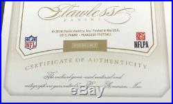 2015 Panini Flawless Brett Favre Patch Auto #12/20 Green Bay Packers GAME WORN