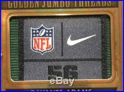 2017 Davante Adams 1/1 Gold Standard Jumbo Logo Nike NFL Tag Patch Packers Rare