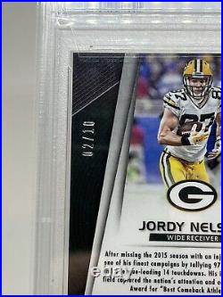 2017 Panini Prizm Gold Jordy Nelson #181 PSA 10 POP 2 Green Bay Packers 2/10